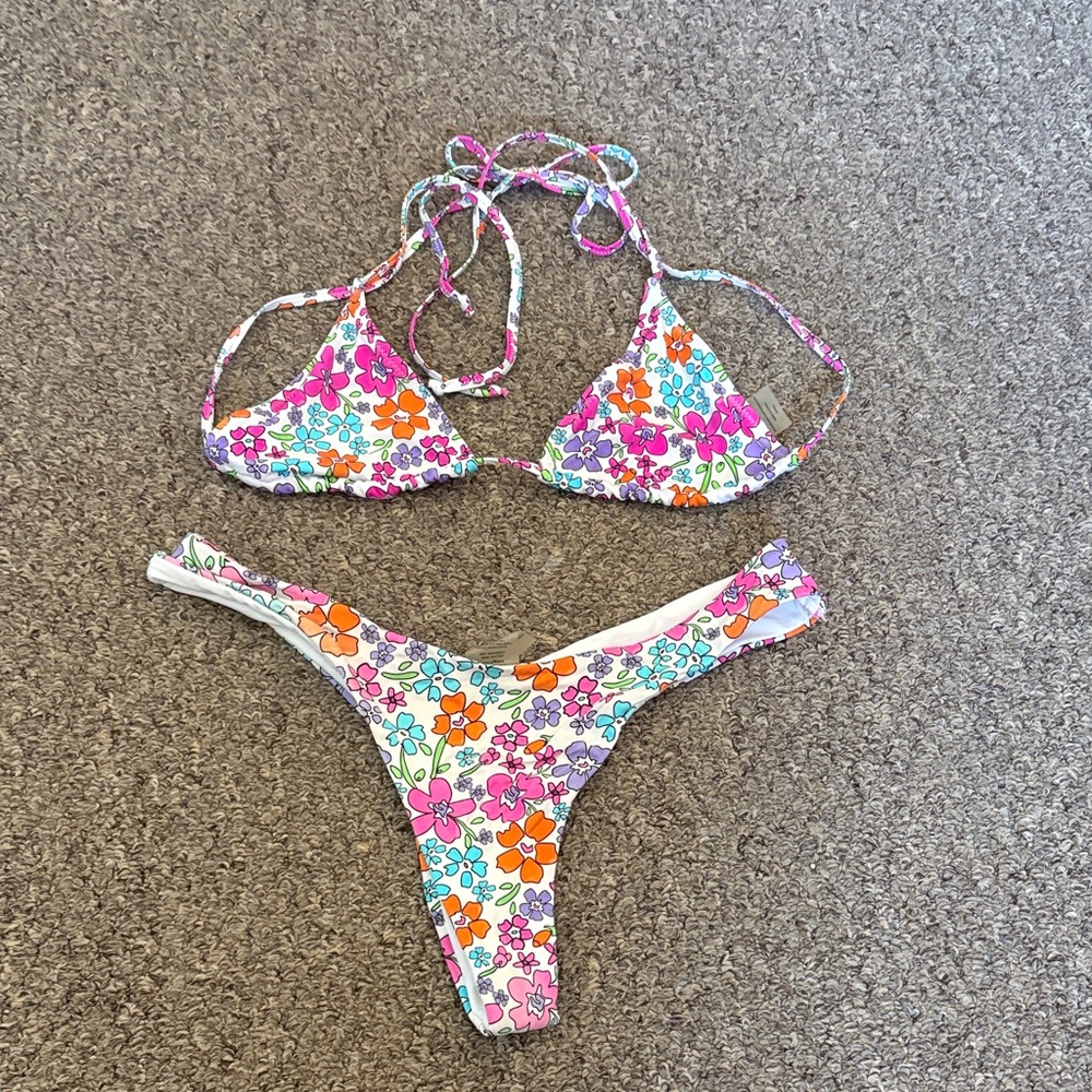 Bright swimwear Floral Bikini Set